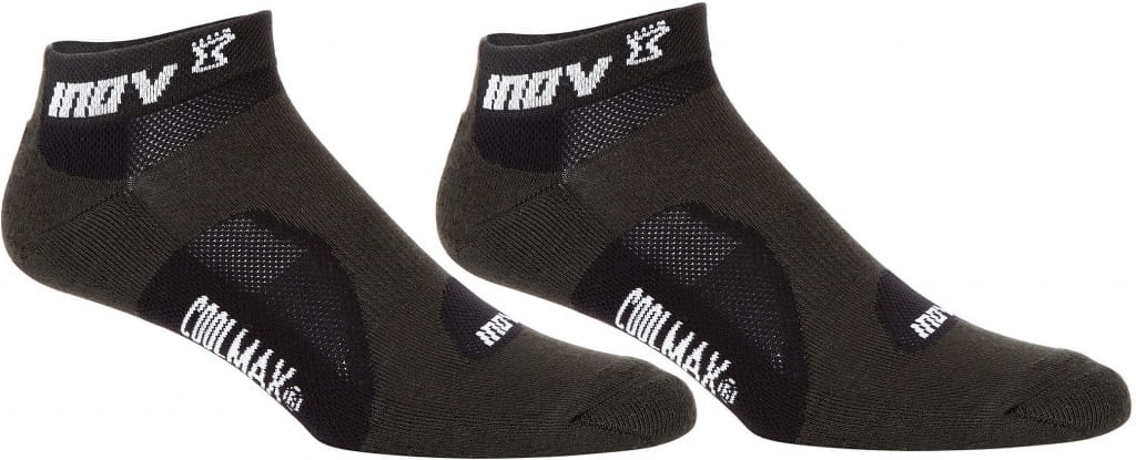 Ponožky Inov-8 RACESOC low 2p grey/black černá