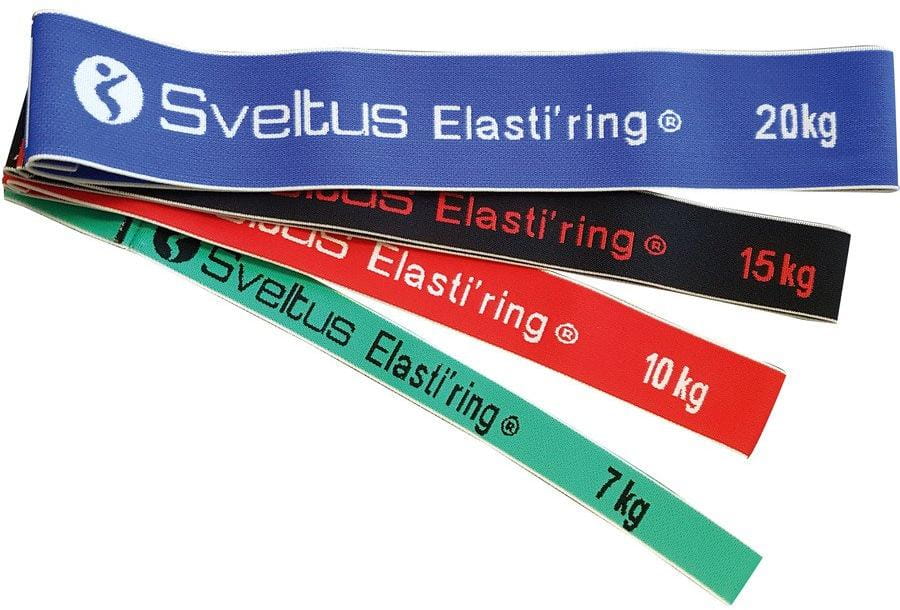 Erősítő gumik edzéshez Sveltus Elasti'ring Set Of 4