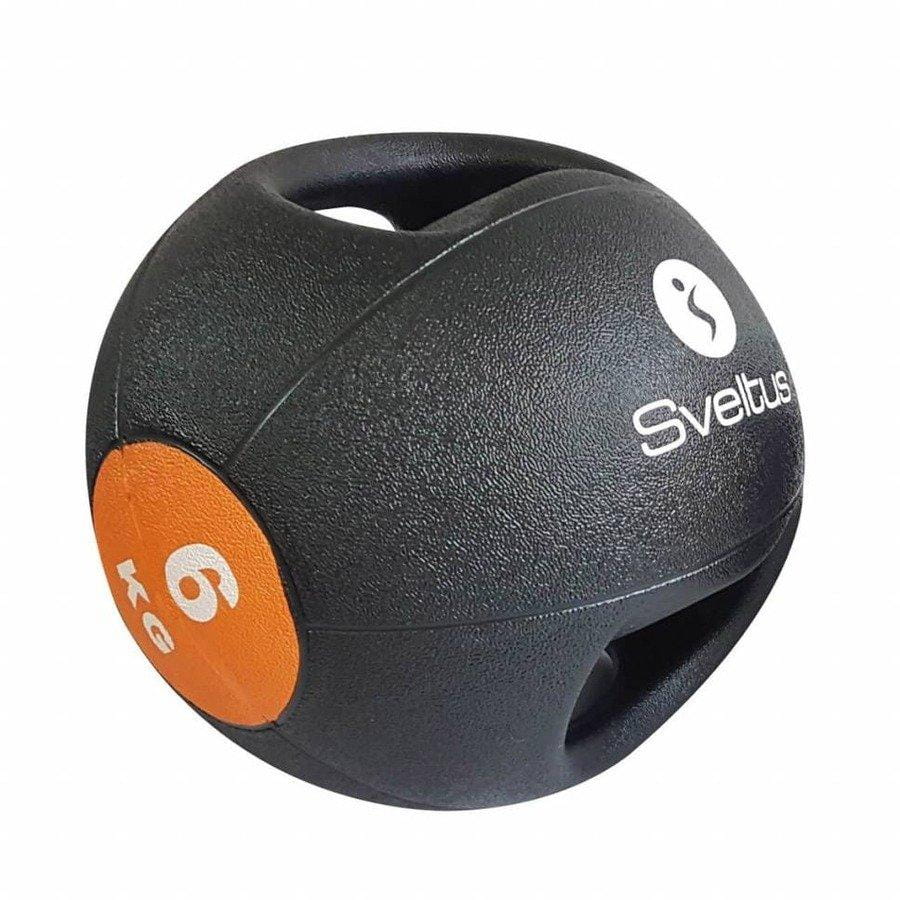 Fitness vybavení Sveltus 6 Kg Double Grip Medicine Ball