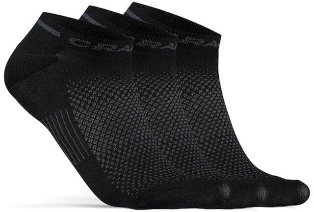 Tenké funkčné ponožky Craft Ponožky CORE Dry Shaftless 3-pack černá