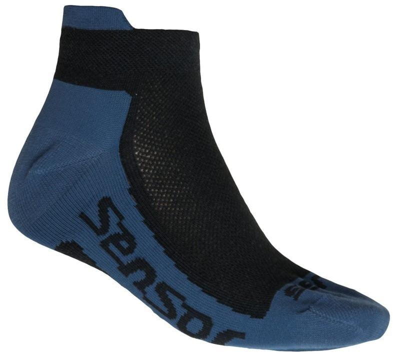  Unisex ponožky Sensor Ponožky Race Coolmax Invisible černá/modrá