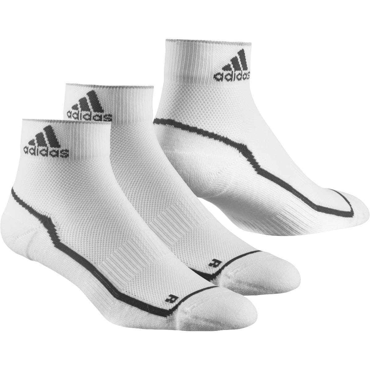 Ponožky adidas adizero cushioned ankle socks, 2 pairs