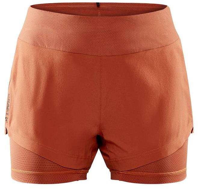 Shorts Craft W Šortky ADV Essence 2v1 oranžová