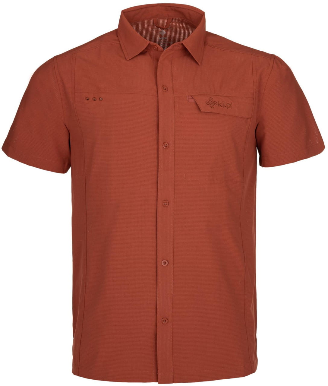 Pánská volnočasová košile Kilpi Bombay Tmavě Červená
