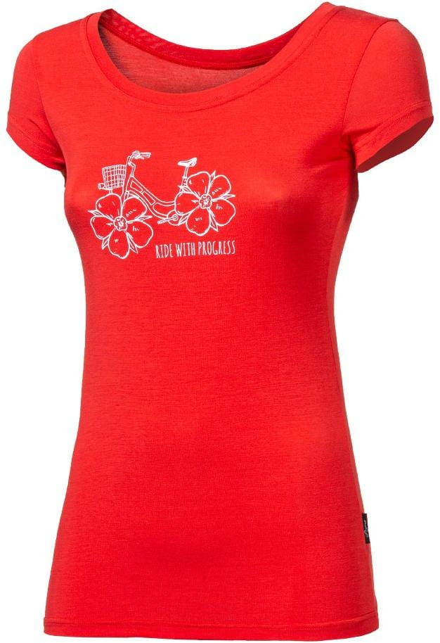 Camiseta de mujer con bambú Progress Liberta "Flowbike"