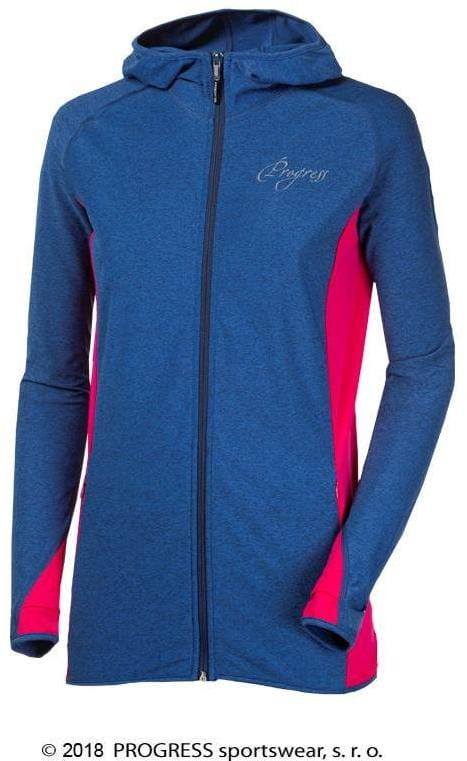 Női sportos kapucnis pulóver kapucnival Progress Linea