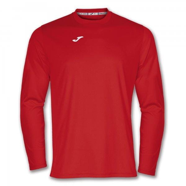  Pánske tričko Joma T-Shirt Combi Red L/S