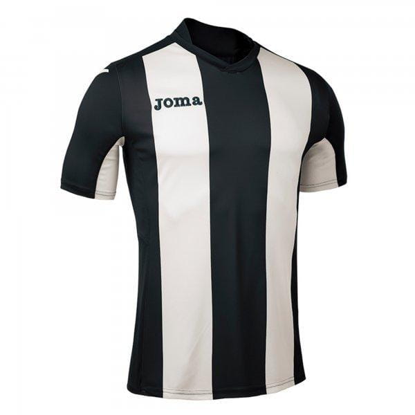  Pánské triko Joma T-Shirt Vertical Striped Black S/S