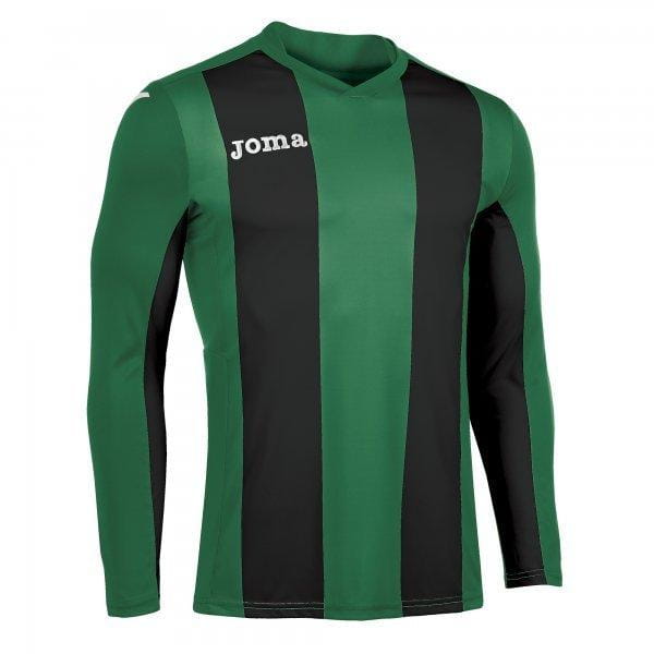  Pánské triko Joma T-Shirt Pisa Green-Black L/S