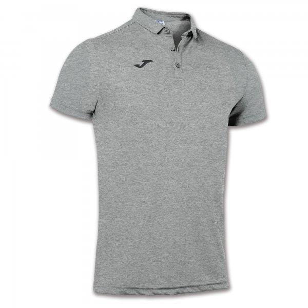  Pánské triko Joma Polo Shirt Grey S/S