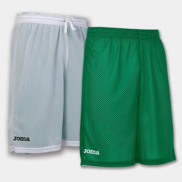  Pánske šortky Joma Short Basket Reversible Rookie Green-White