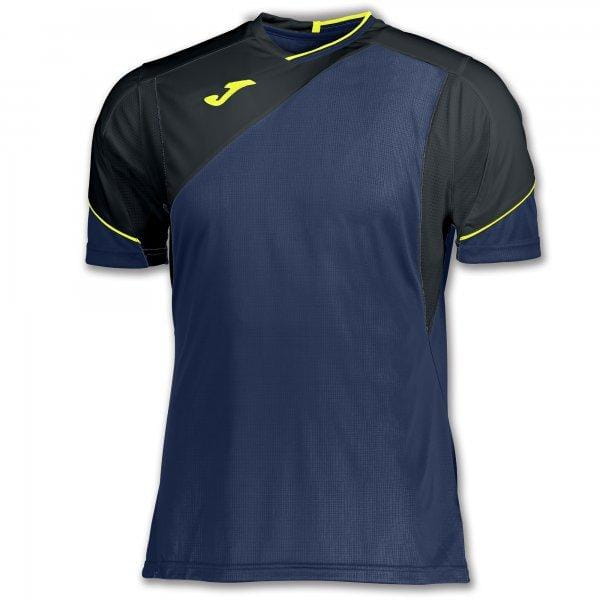 Tričká Joma T-Shirt Granada Blue-Black S/S