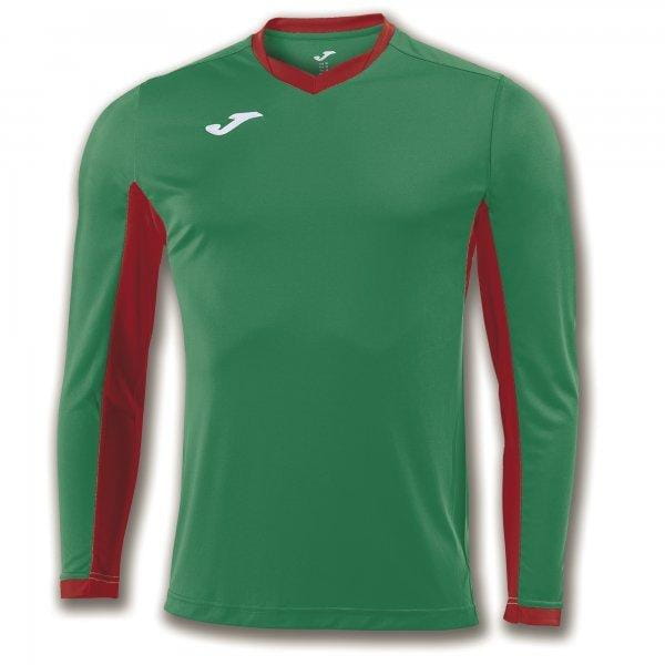  Pánské triko Joma T-Shirt Championship IV Green-Red L/S