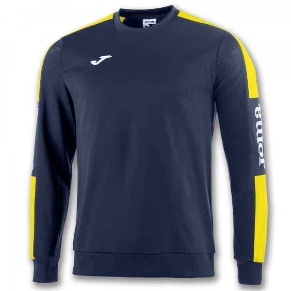  Heren sweatshirt Joma Sweatshirt Championship IV Navy-Yellow