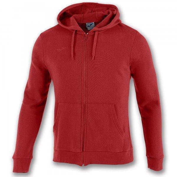  Hanorac pentru bărbați Joma Sweatshirt With Zip Combi Cotton Red