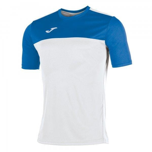  Koszula męska Joma S/S T-Shirt Winner White-Royal Blue