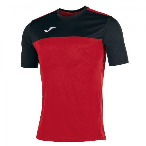  Pánské triko Joma S/S T-Shirt Winner Red-Black