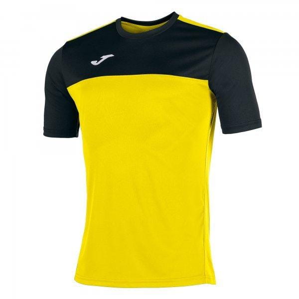  Koszula męska Joma S/S T-Shirt Winner Yellow-Black