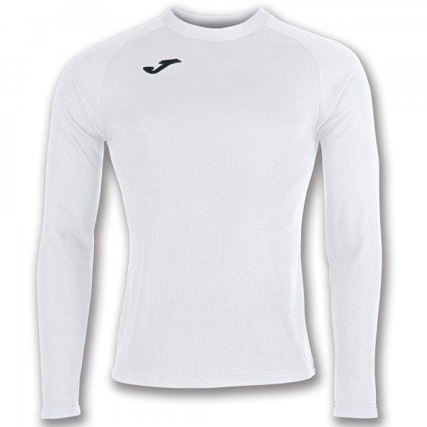  Pánske tričko Joma Brama Fleece Shirt White L/S
