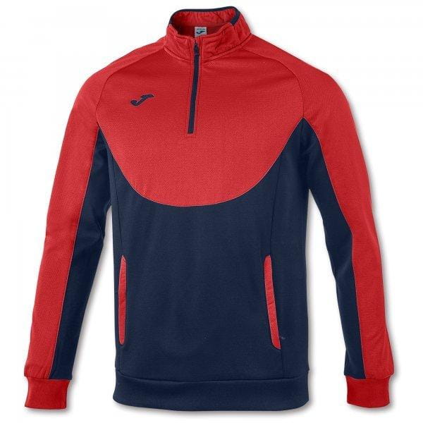  Sweatshirt für Männer Joma Sweatshirt With 1/2 Zip Essential Red-Navy Blue
