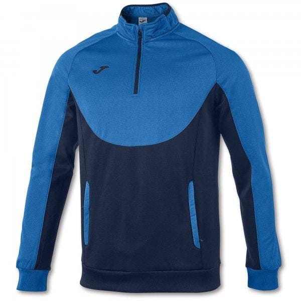  Moška majica Joma Sweatshirt With 1/2 Zip Essential Royal Blue-Navy Blue