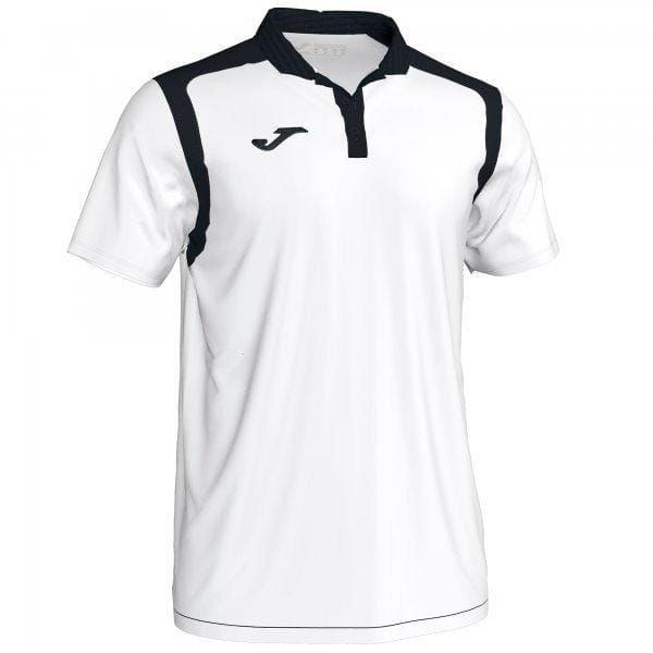  Pánske tričko Joma Polo Championship V White-Black S/S