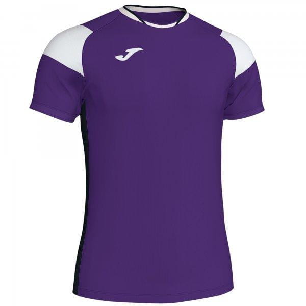  Pánské triko Joma T-Shirt Crew III Purple-White-Black S/S