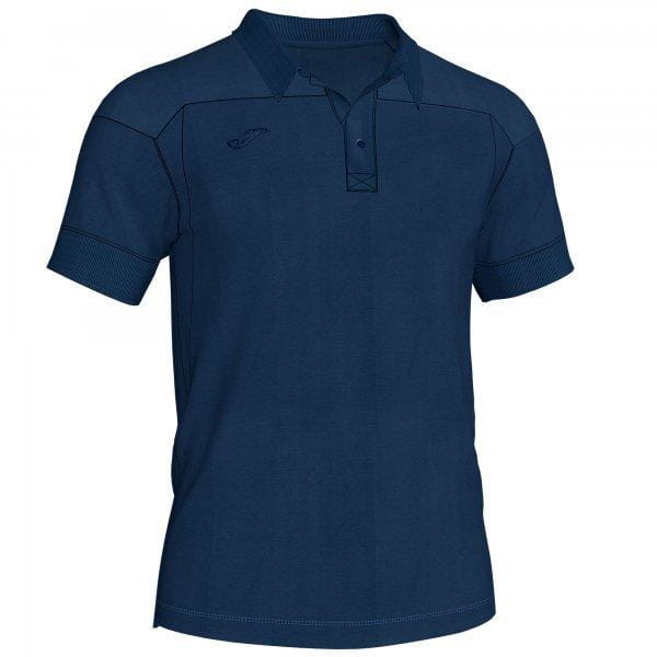  Pánske tričko Joma Polo Shirt Winner II Cotton Blue Jean S/S