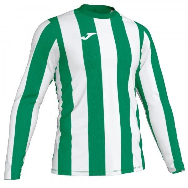  Pánske tričko Joma Inter T-Shirt Green-White L/S