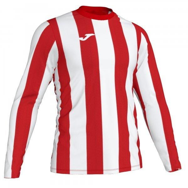  Pánské triko Joma Inter T-Shirt Red-White L/S