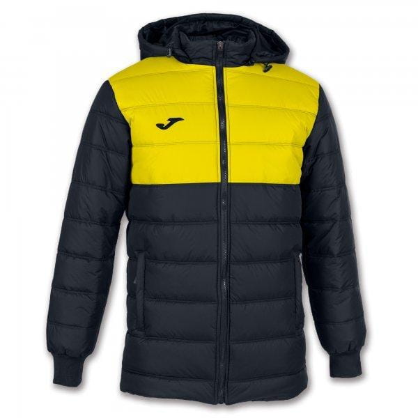 Pánska bunda Joma Urban II Winter Jacket Black-Yellow