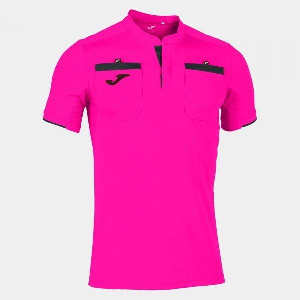  Férfi ing Joma Referee Short Sleeve T-Shirt Fluor Pink