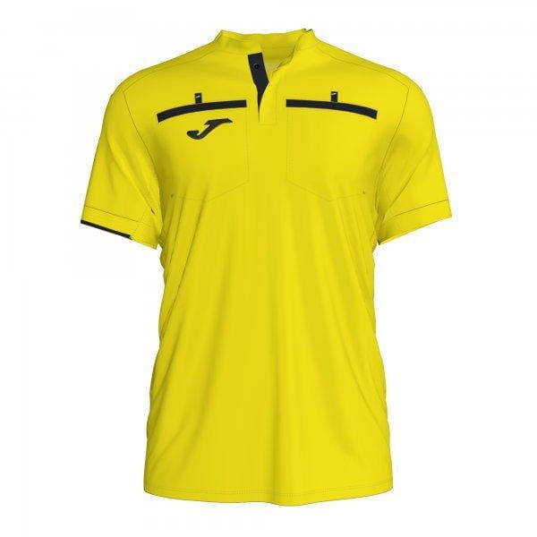  Férfi ing Joma Referee Short Sleeve T-Shirt Fluor Yellow