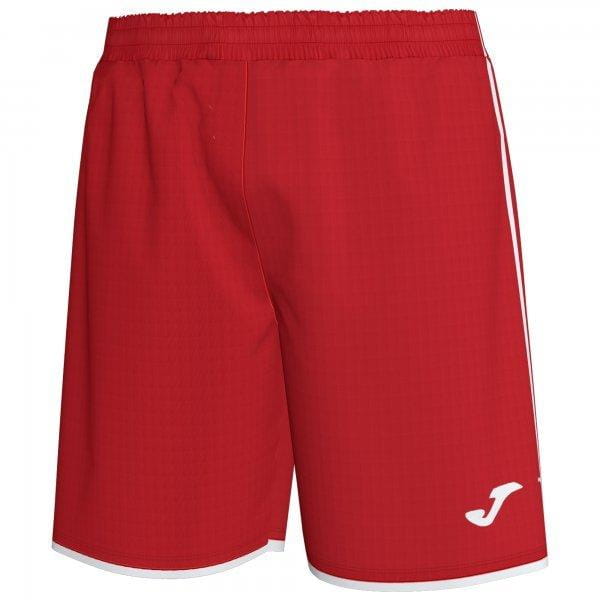  Pantaloncini da uomo Joma Liga Short Red-White
