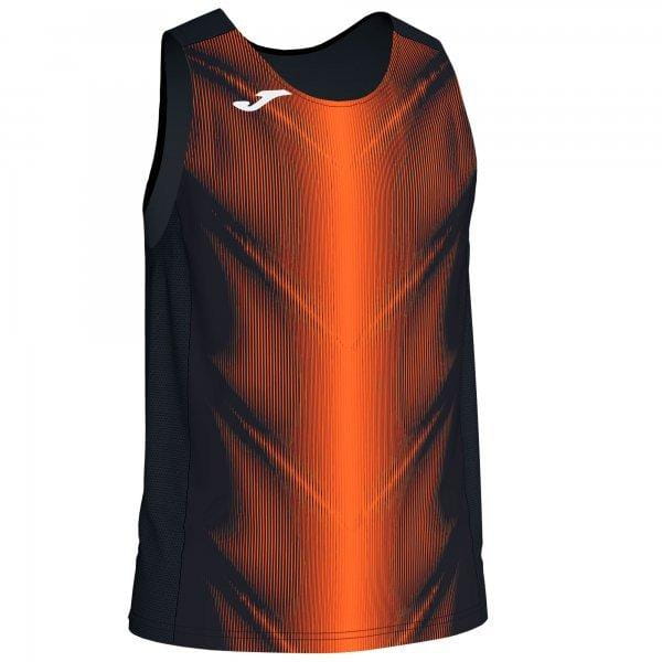  Pánské tílko Joma Olimpia T-Shirt Black-Orange Sleeveless