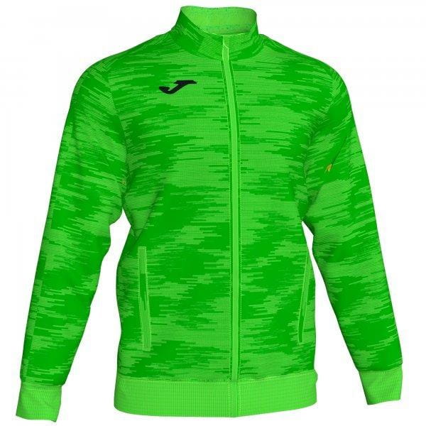  Pánská sportovní bunda Joma Grafity Jacket Fluor Green