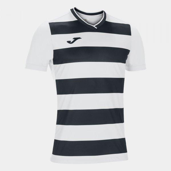  Pánské triko Joma Europa IV T-Shirt White-Black S/S