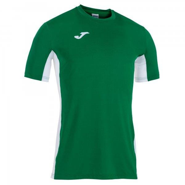  Pánské triko Joma Superliga T-Shirt Green-White S/S