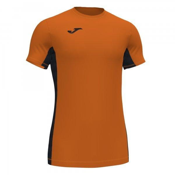  Pánske tričko Joma Superliga T-Shirt Orange-Black S/S
