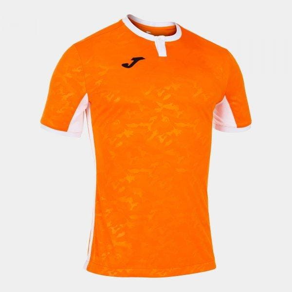  Pánske tričko Joma Toletum II T-Shirt Orange-White S/S