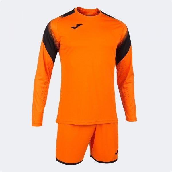 Zestaw bramkarzy dla chłopców Joma Zamora V Goalkeeper Set Orange L/S