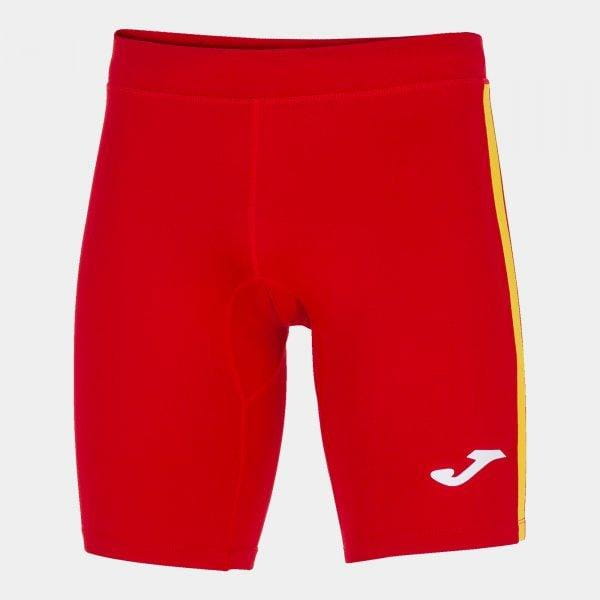  Pánske šortky Joma Elite VII Short Tight Red-Yellow