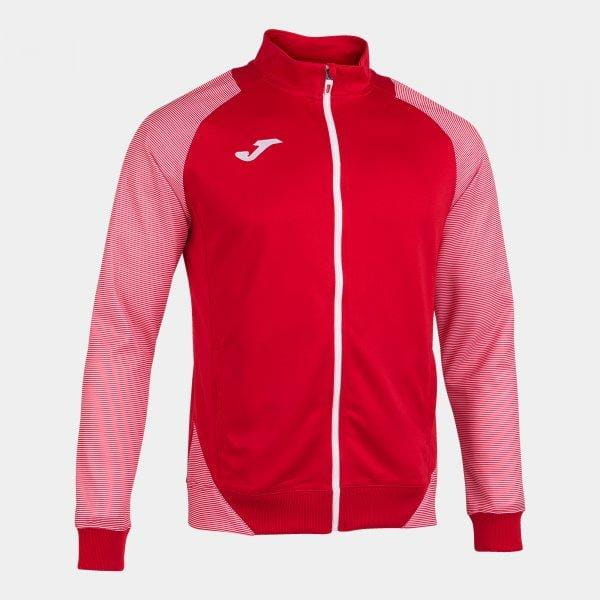  Pánska športová bunda Joma Essential II Jacket Red-White