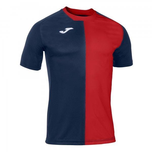 Koszula męska Joma City T-Shirt Dark Navy-Red S/S