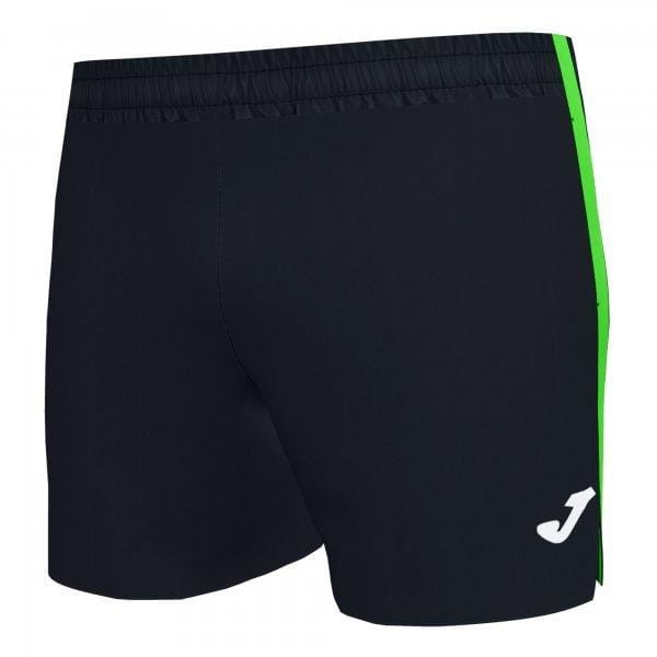  Heren shorts Joma Elite VII Micro Short Black-Fluor Green