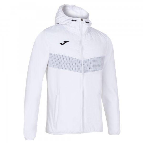  Jachetă sport pentru bărbați Joma Berna II Hoodie Jacket White