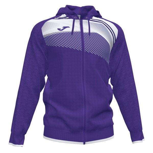  Sportjacke für Männer Joma Supernova II Hoodie Jacket Purple-White