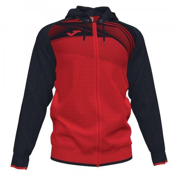  Moška športna jakna Joma Supernova II Hoodie Jacket Red-Black