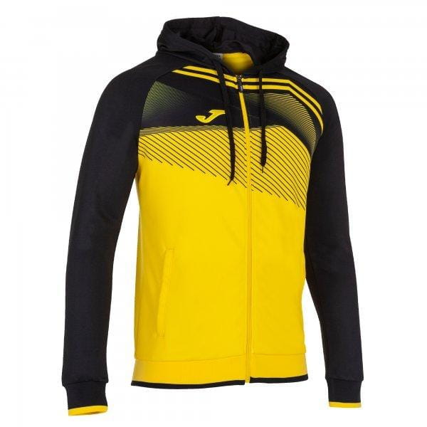  Moška športna jakna Joma Supernova II Hoodie Jacket Yellow-Black