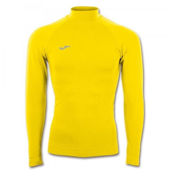  Unisex funkčné tričko Joma Brama Classic Seamless T-Shirt Yellow L/S